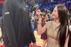 这颜值是真高篮球美女记者孟超社媒晒NBA中国赛采访合集